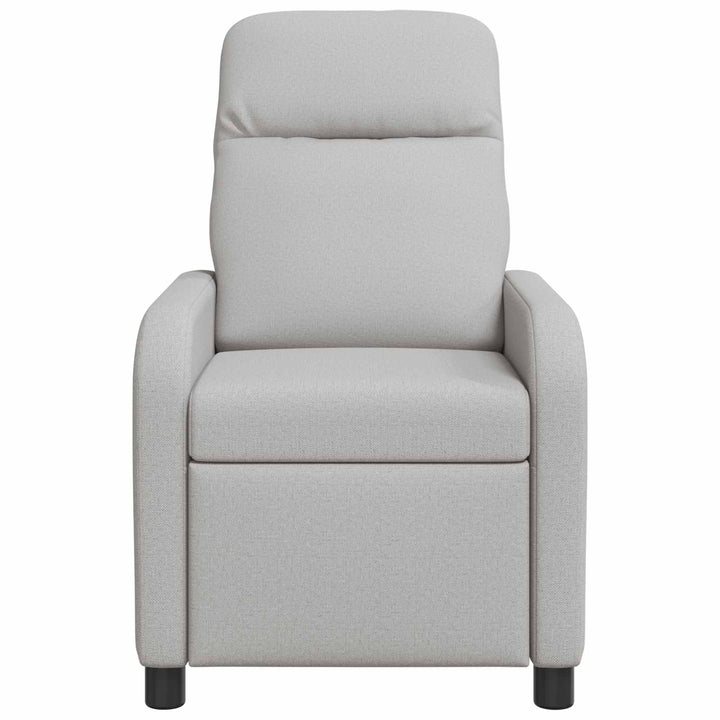 Massage Lænestol Skygrå Stof