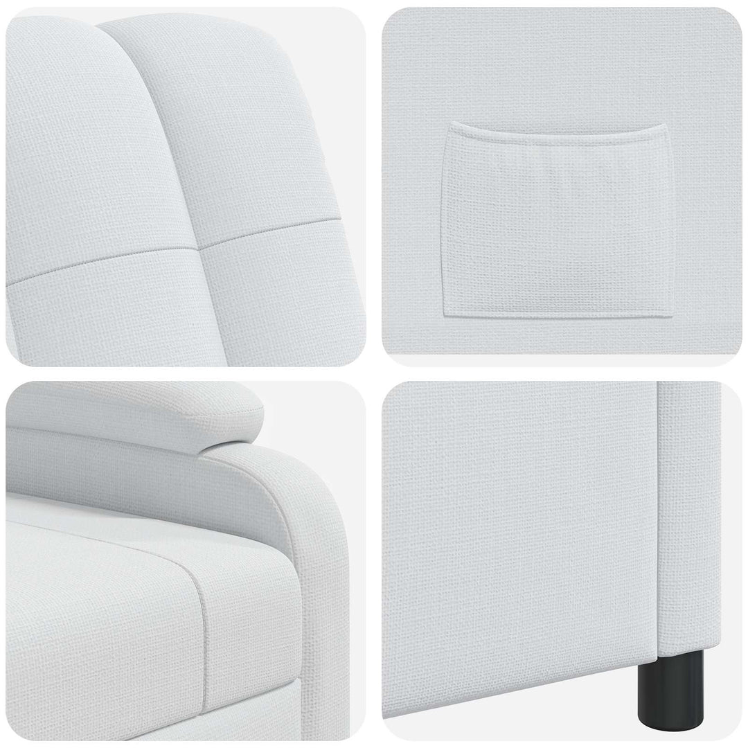 Recliner Hvid Stof