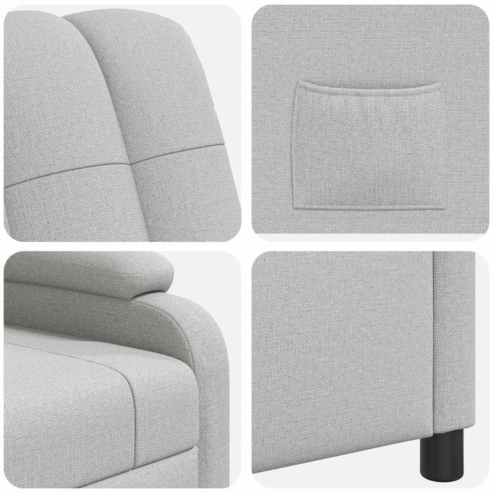 Recliner Skygrå Stof