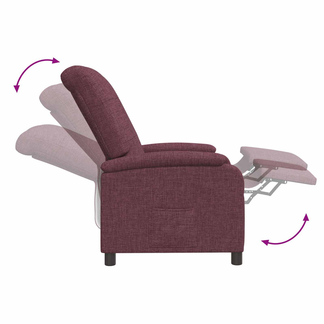 Recliner Lilla Stof