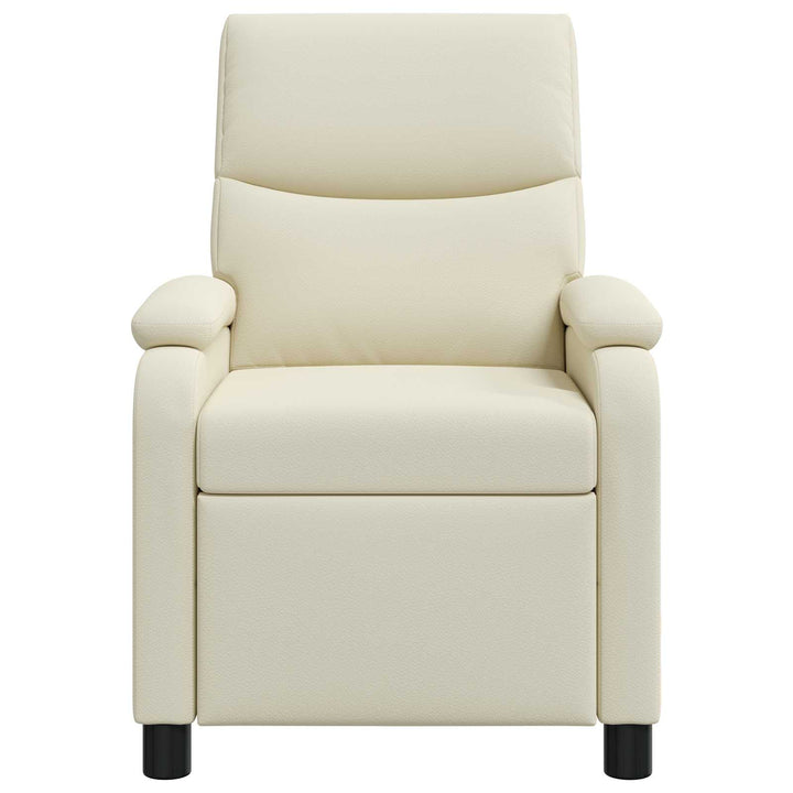 Recliner Cremefarvet Kunstlæder