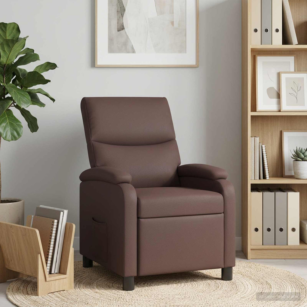 Recliner Brun Kunstlæder