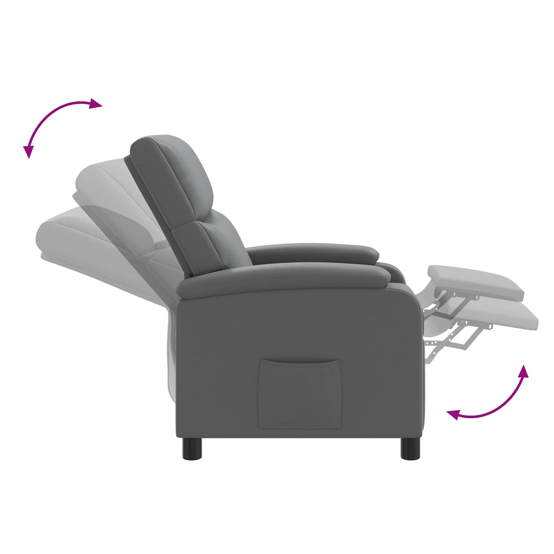 Recliner Grå Kunstlæder