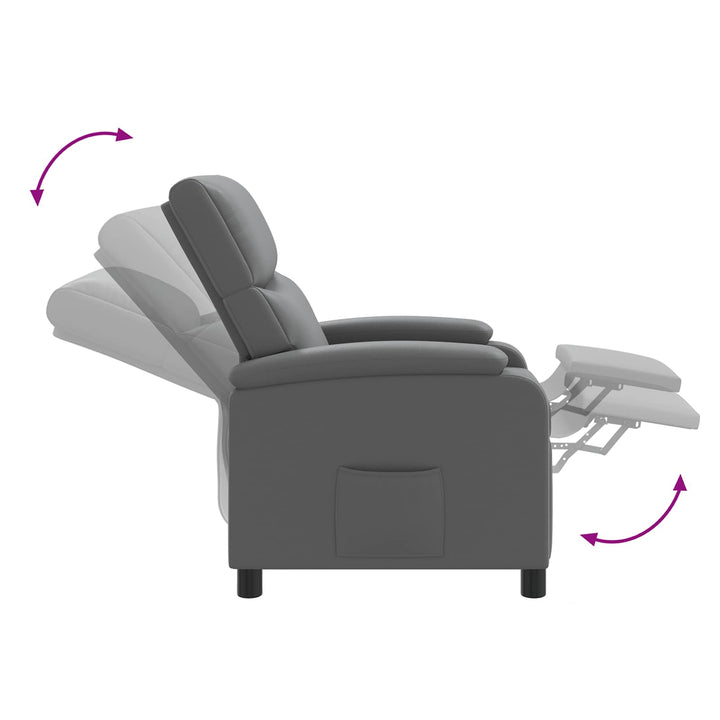 Recliner Grå Kunstlæder