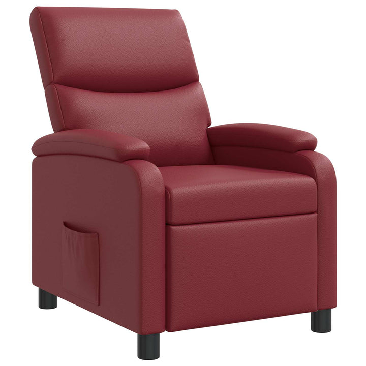 Recliner Vinrød Kunstlæder