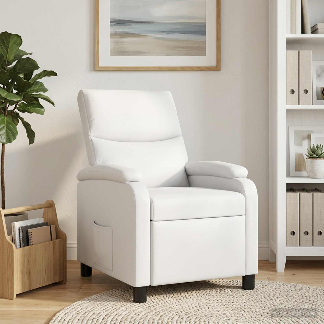 Recliner Hvid Kunstlæder