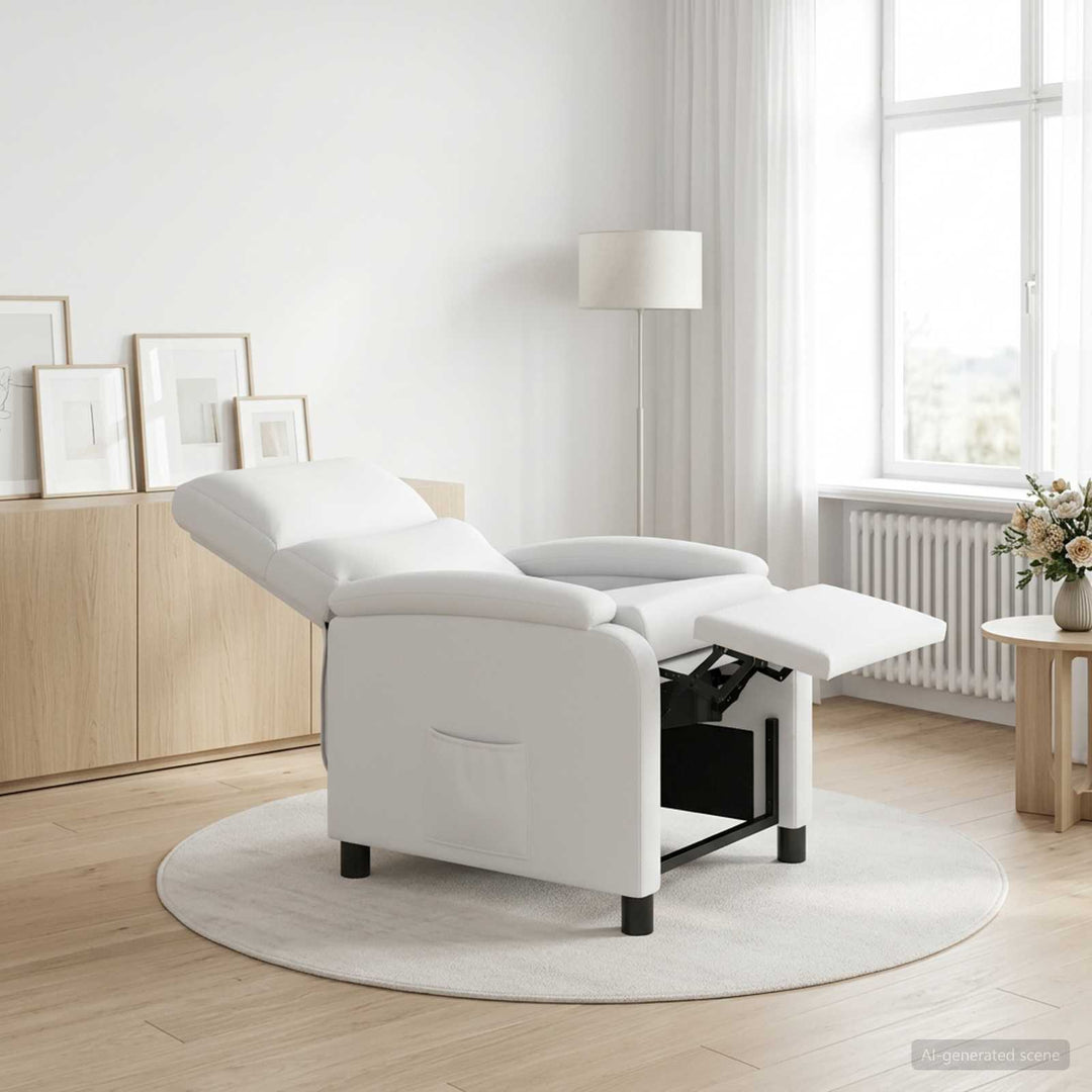 Recliner Hvid Kunstlæder
