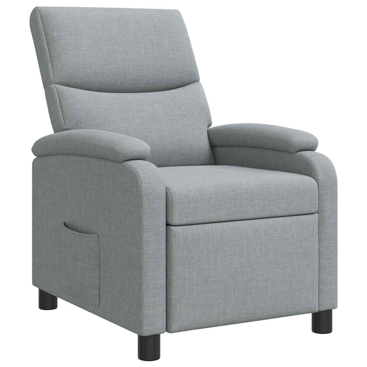 Recliner Lysegrå Stof
