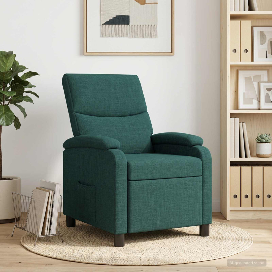 Recliner Mørkegrøn Stof