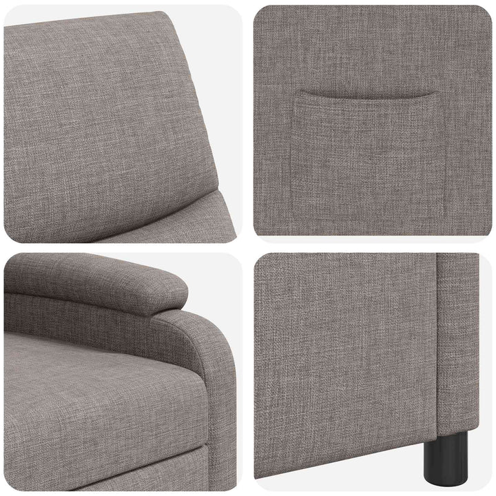 Recliner Gråbrun Stof
