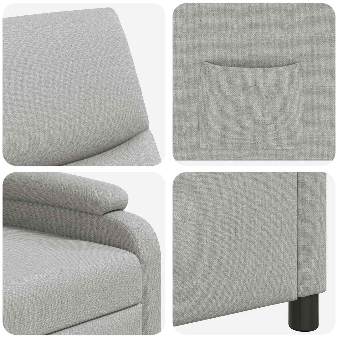 Recliner Skygrå Stof