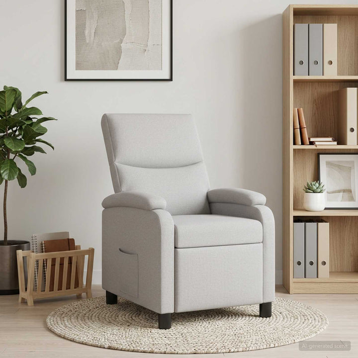 Recliner Skygrå Stof