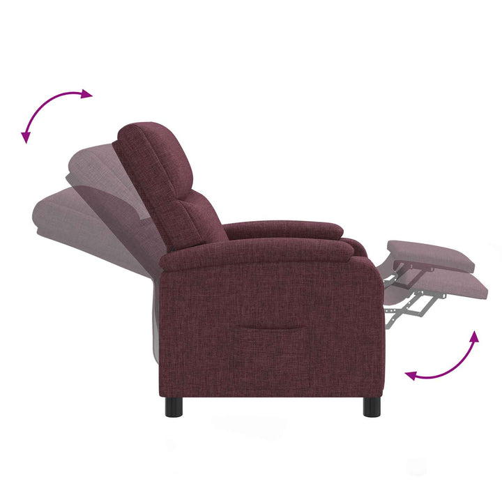 Recliner Lilla Stof
