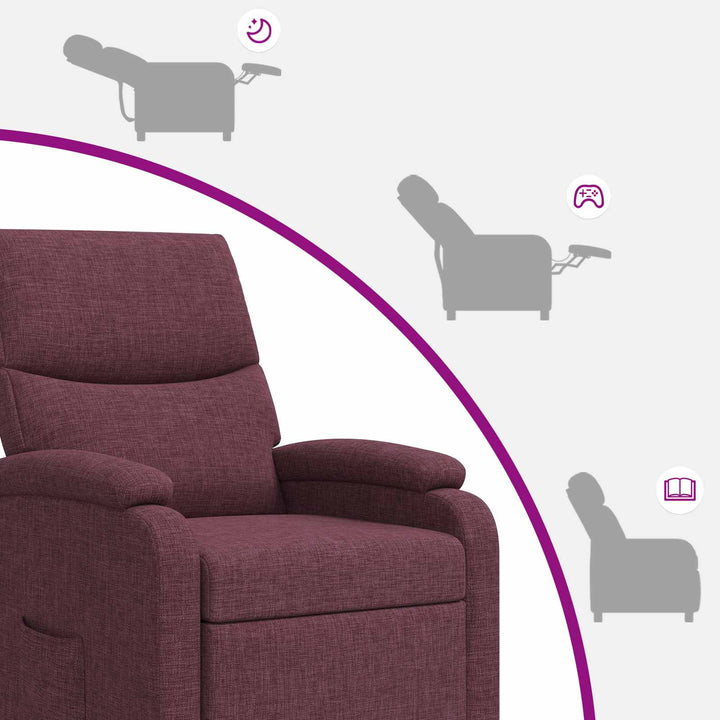 Recliner Lilla Stof