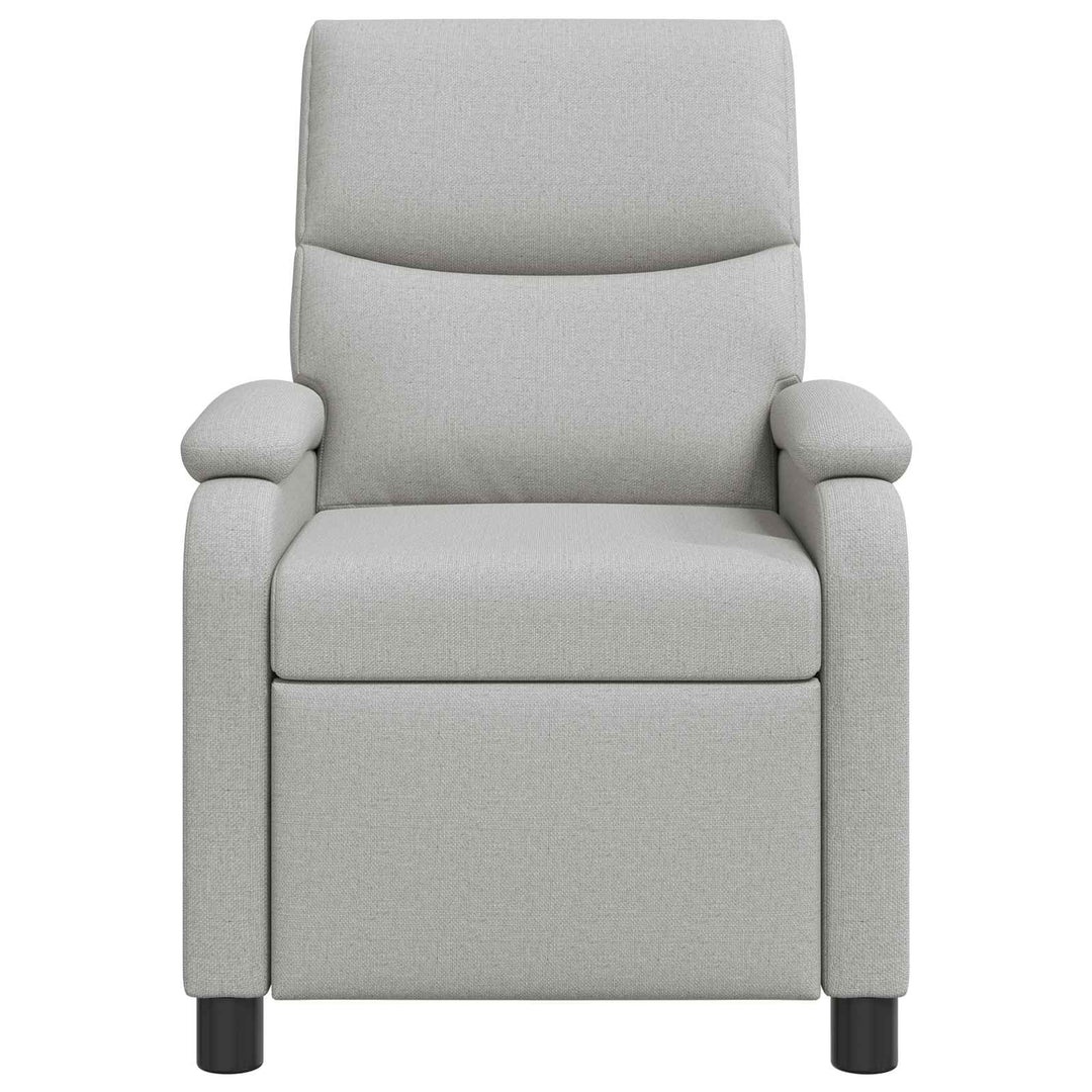 Massage Lænestol Skygrå Stof