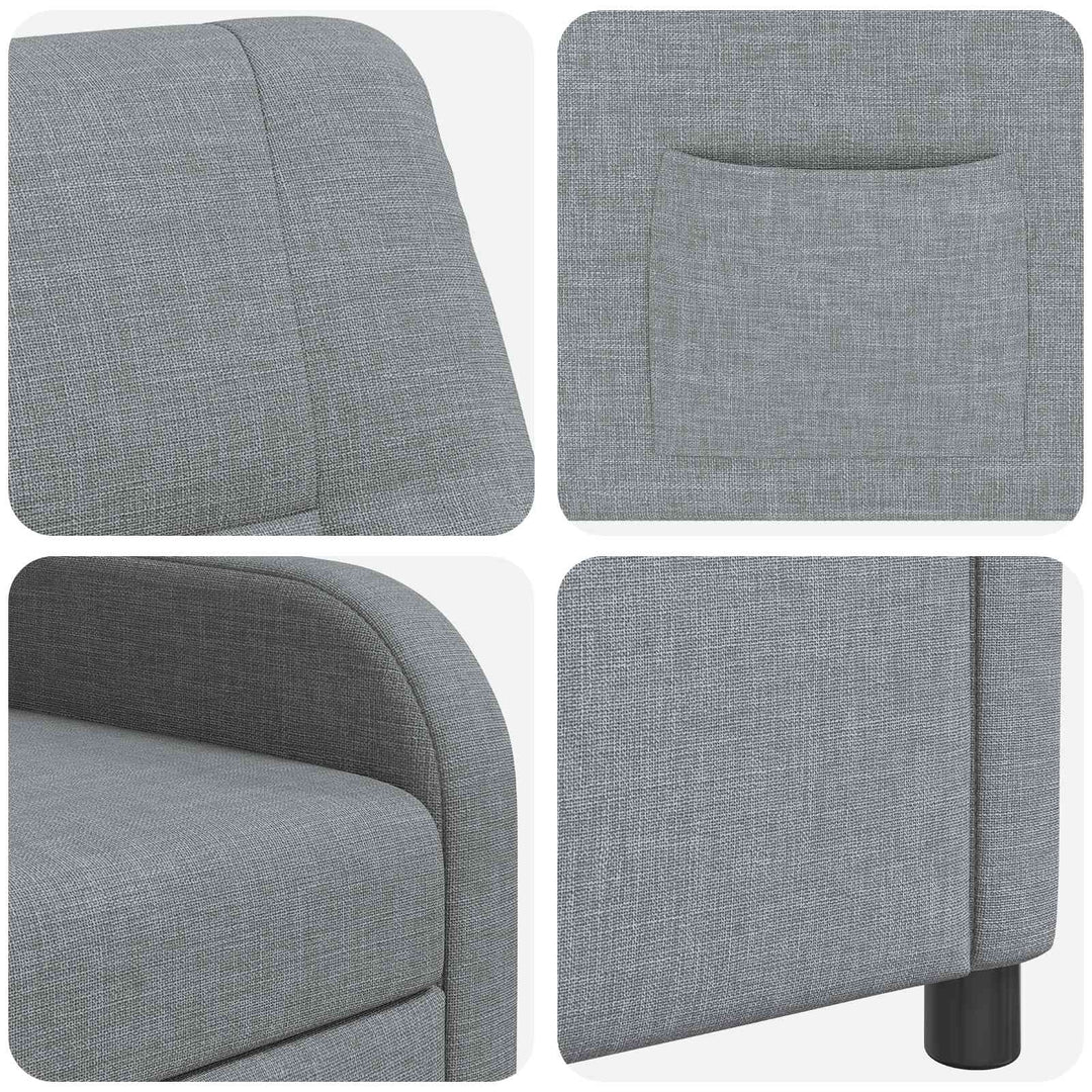 Recliner Lysegrå Stof