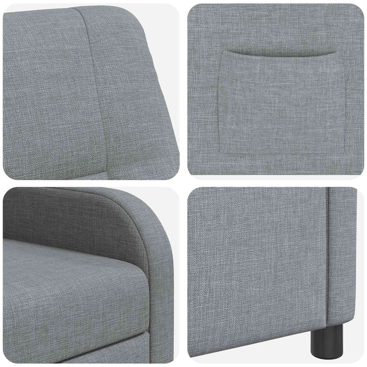Recliner Lysegrå Stof