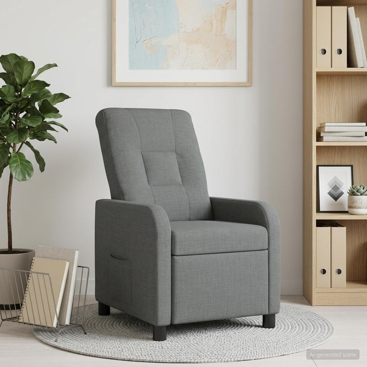 Recliner Mørkegrå Stof