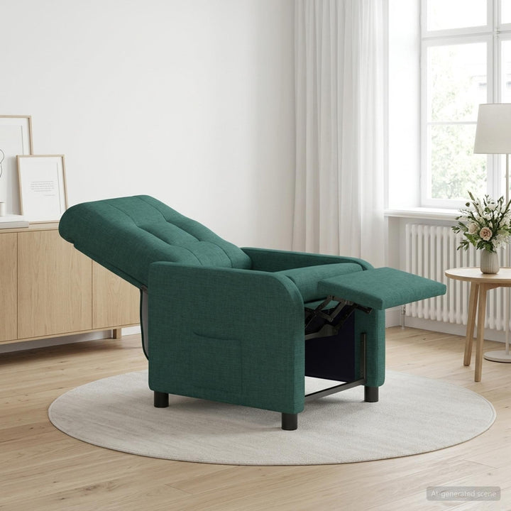 Recliner Mørkegrøn Stof