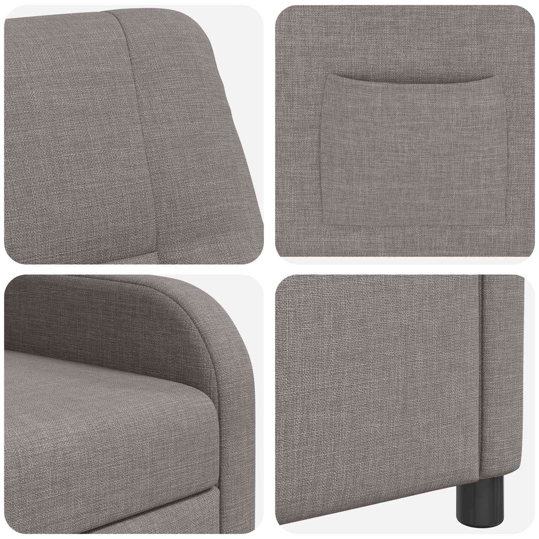 Recliner Gråbrun Stof