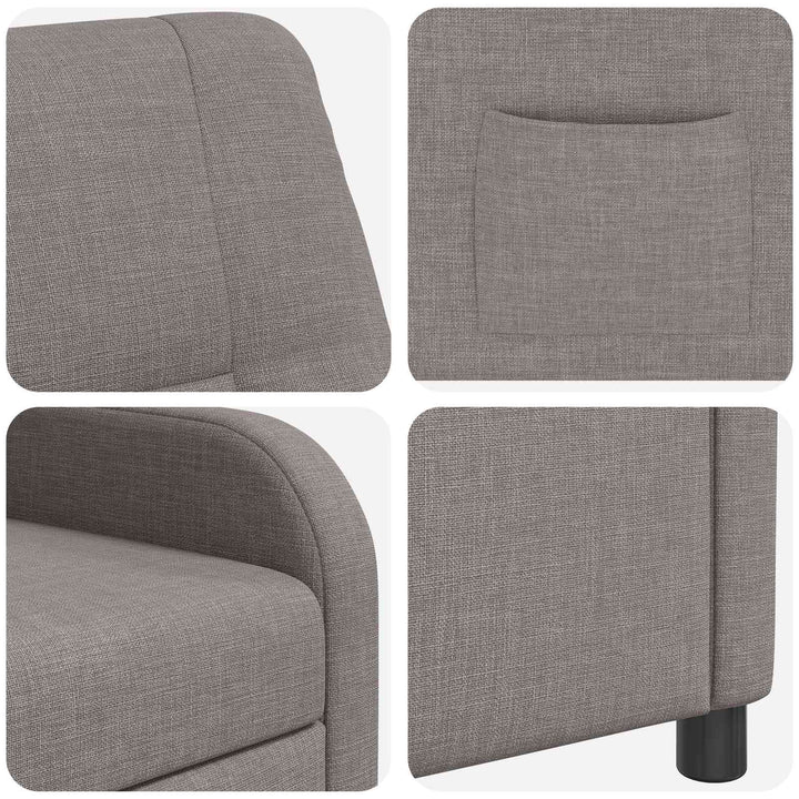 Recliner Gråbrun Stof