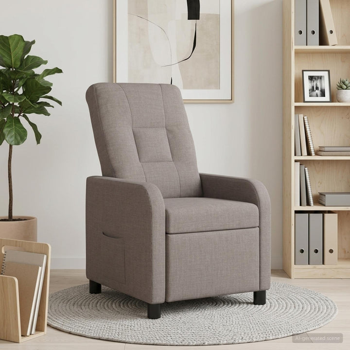 Recliner Gråbrun Stof
