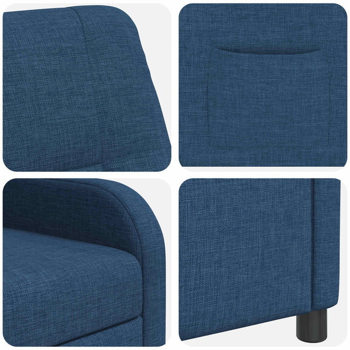 Recliner Blå Stof