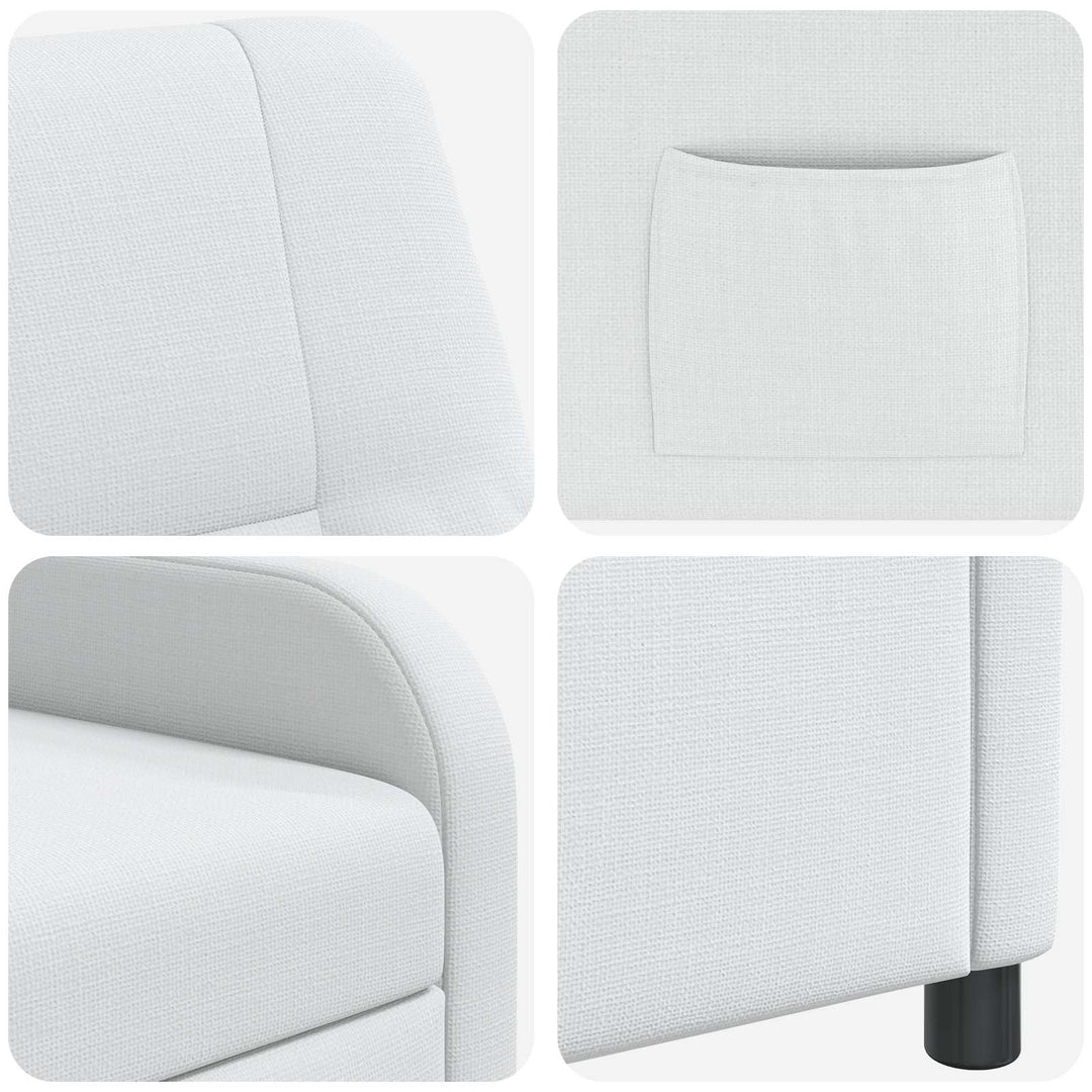 Recliner Hvid Stof
