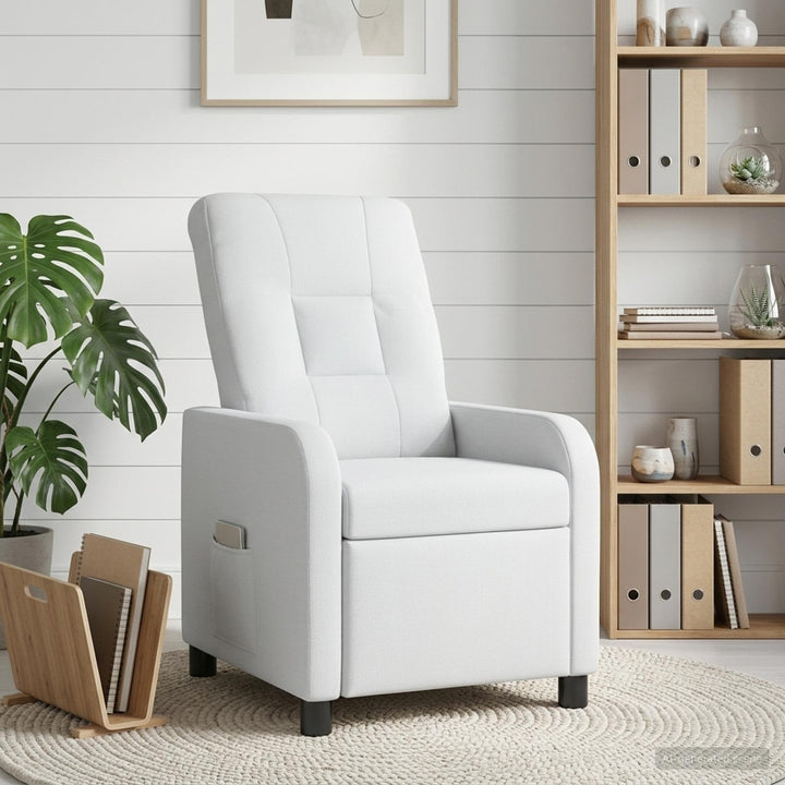 Recliner Hvid Stof