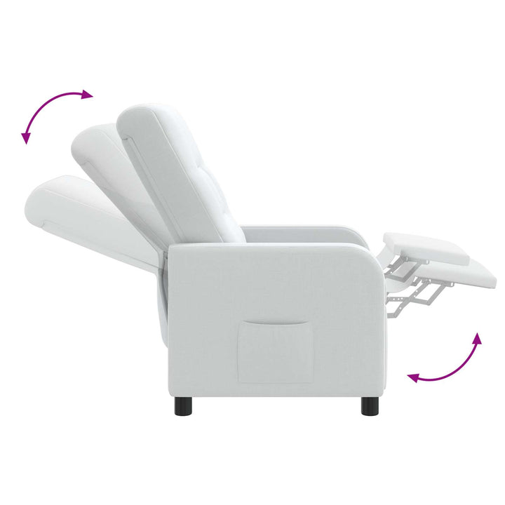 Recliner Hvid Stof
