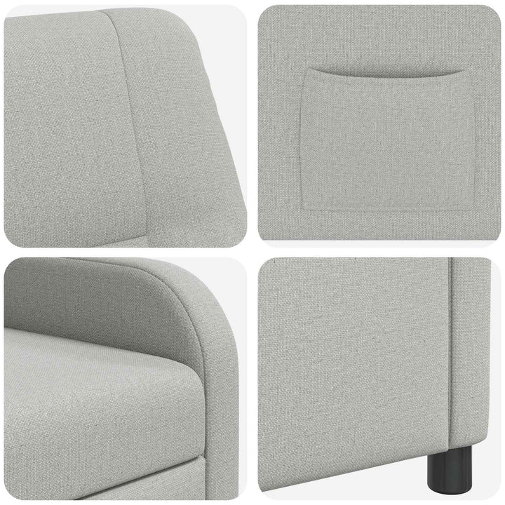 Recliner Skygrå Stof