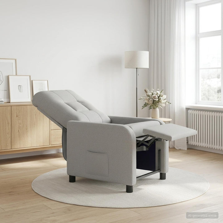Recliner Skygrå Stof