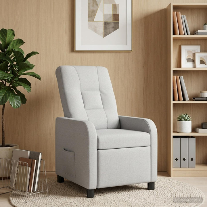 Recliner Skygrå Stof