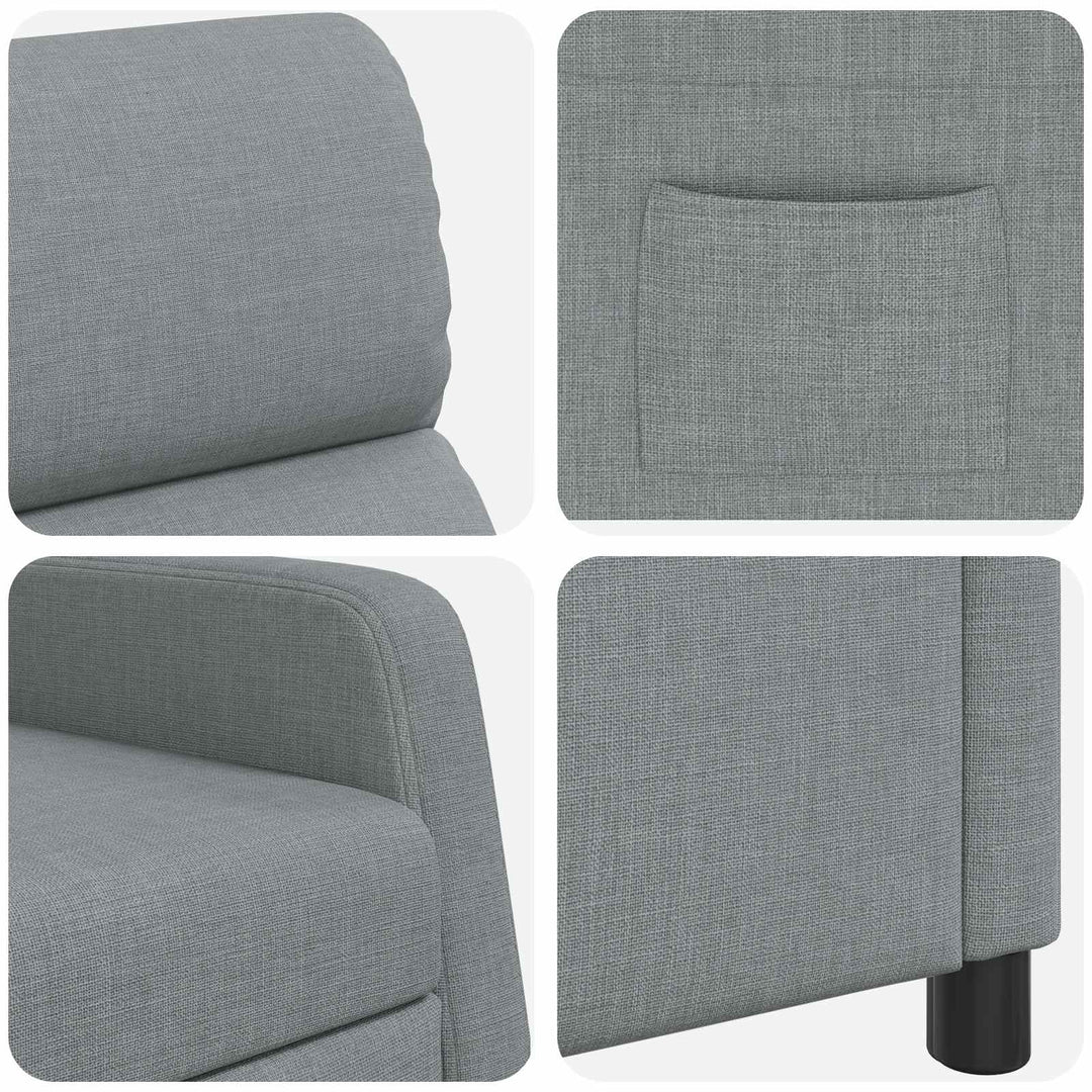 Recliner Lysegrå Stof
