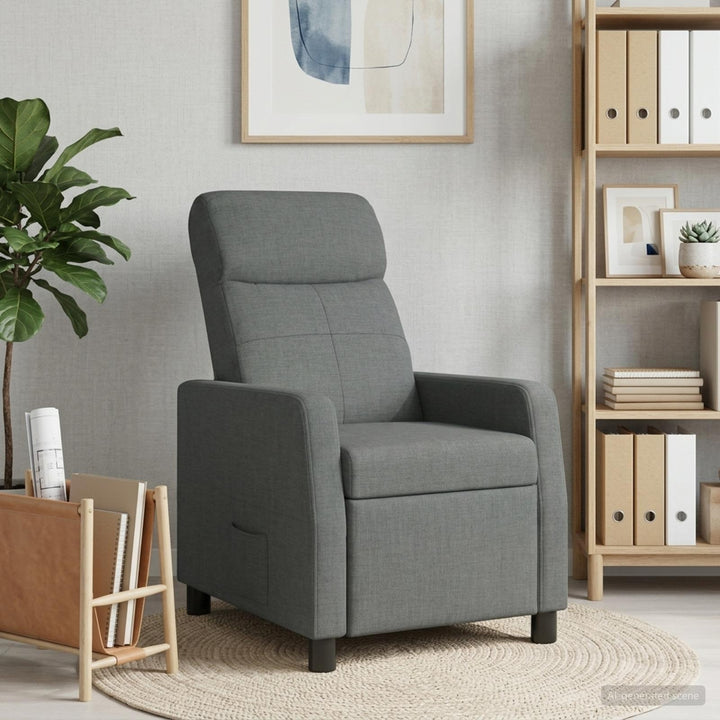 Recliner Mørkegrå Stof