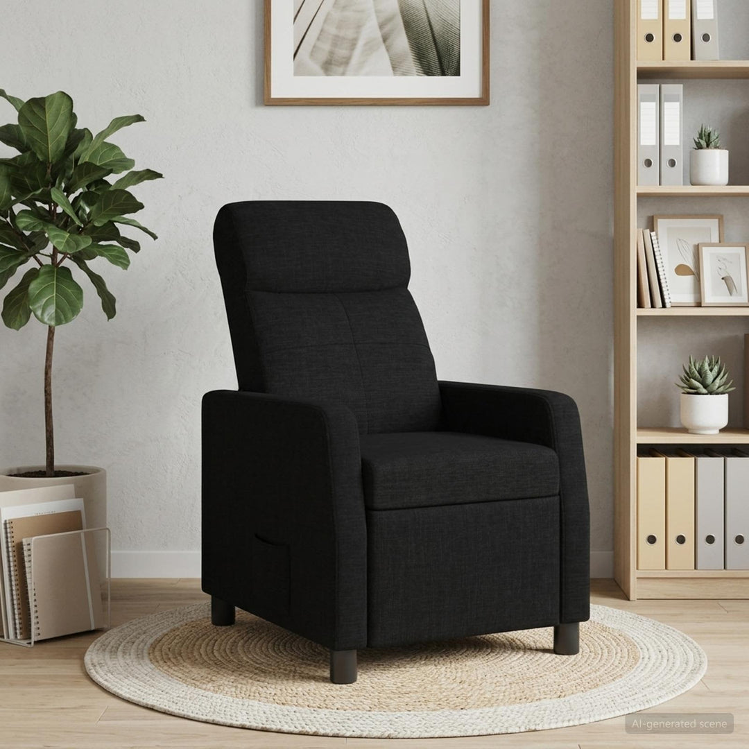 Recliner Sort Stof