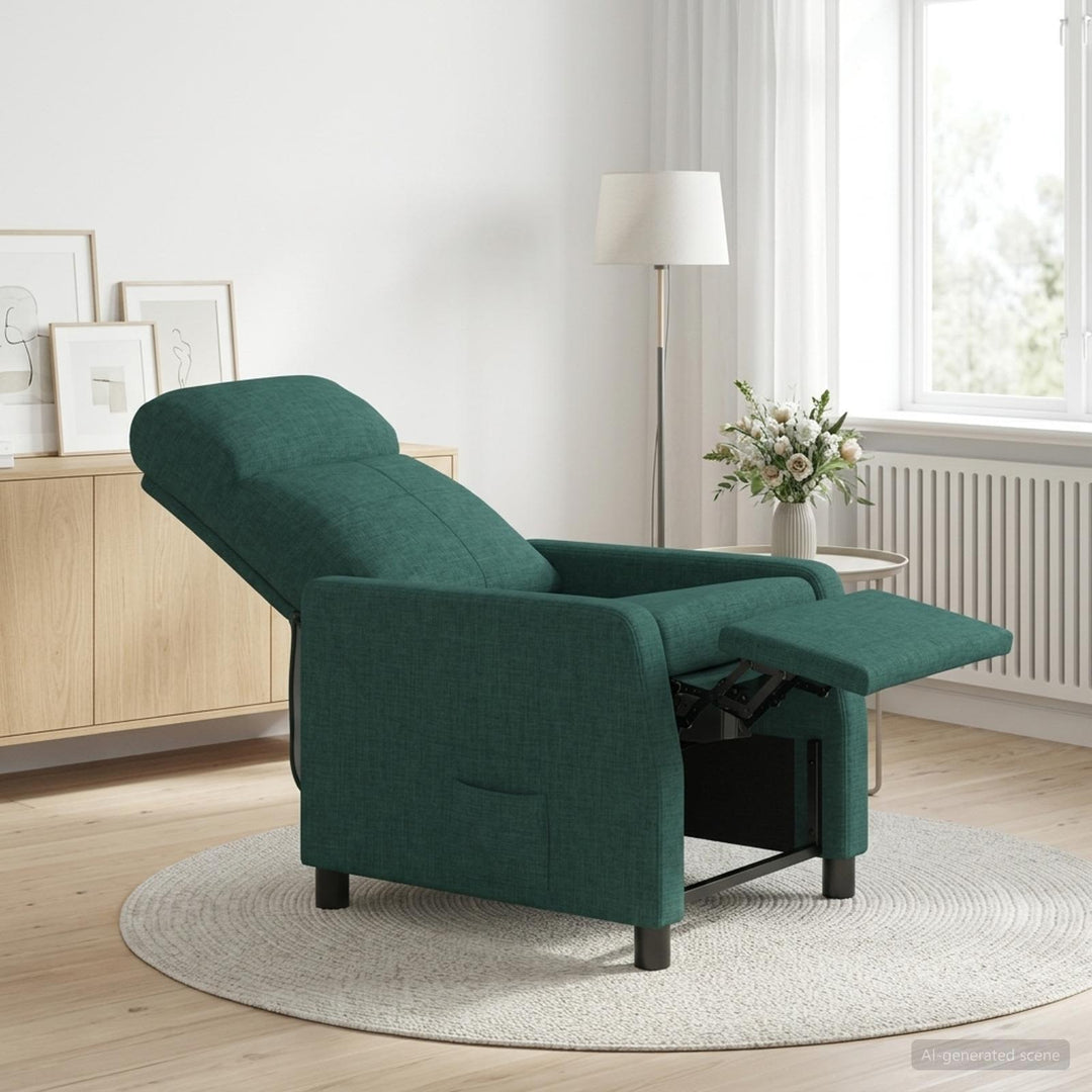 Recliner Mørkegrøn Stof