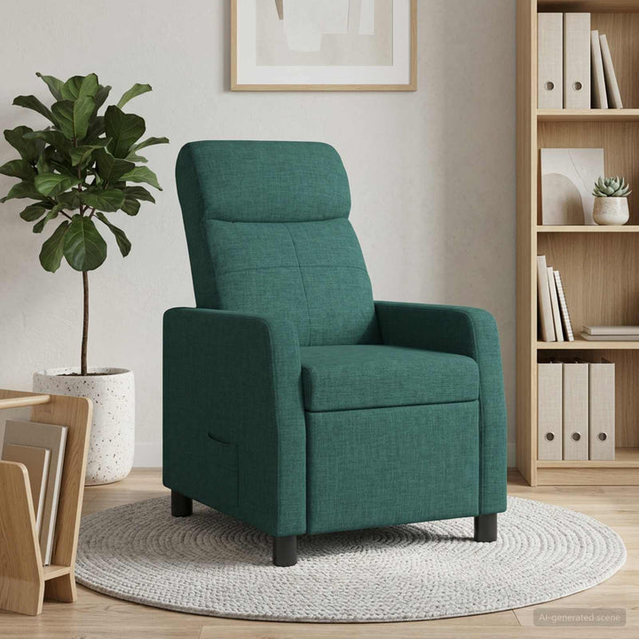Recliner Mørkegrøn Stof