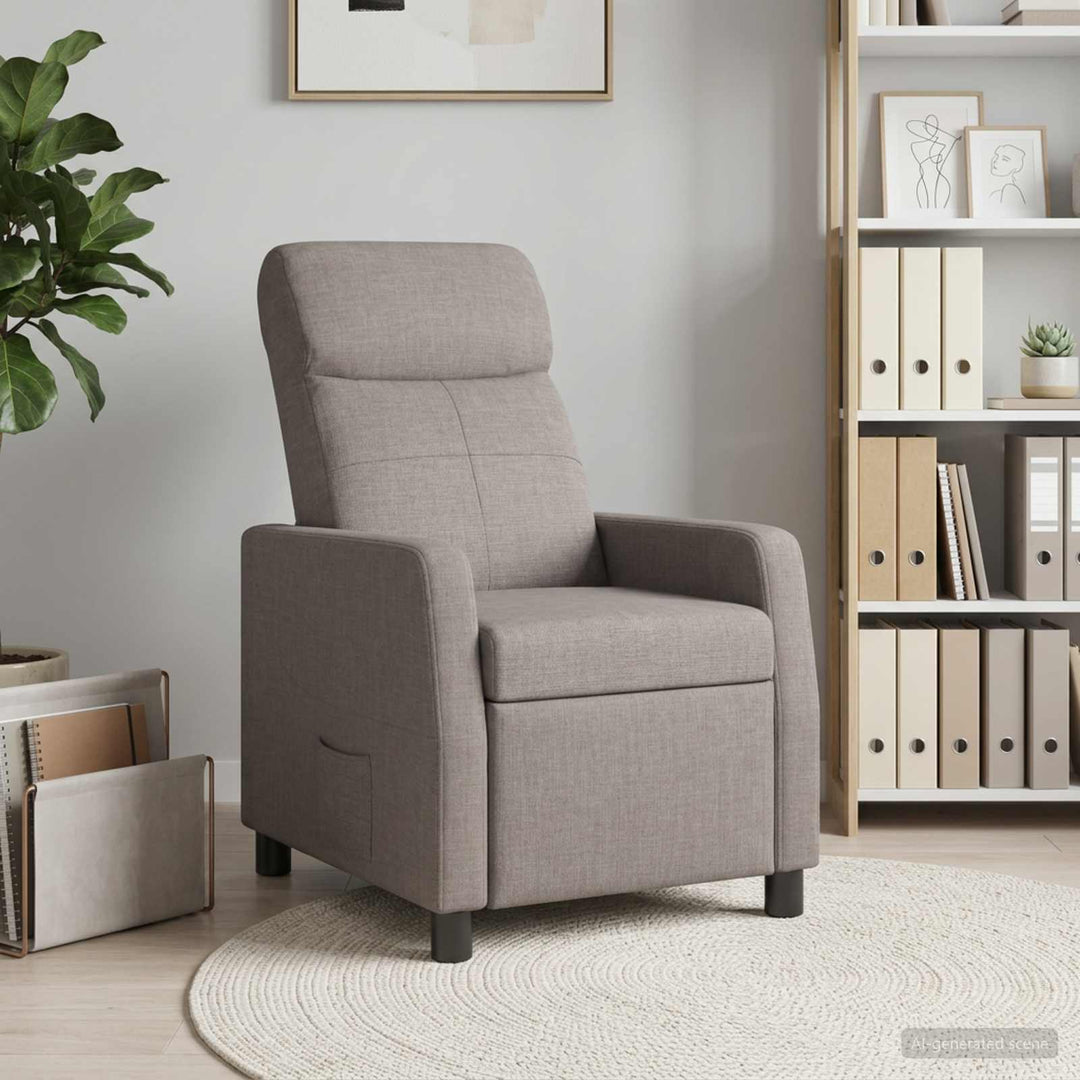 Recliner Gråbrun Stof