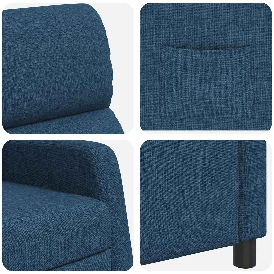 Recliner Blå Stof