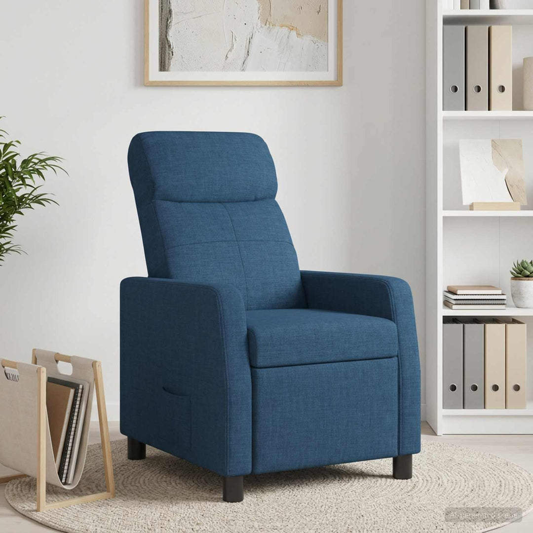 Recliner Blå Stof