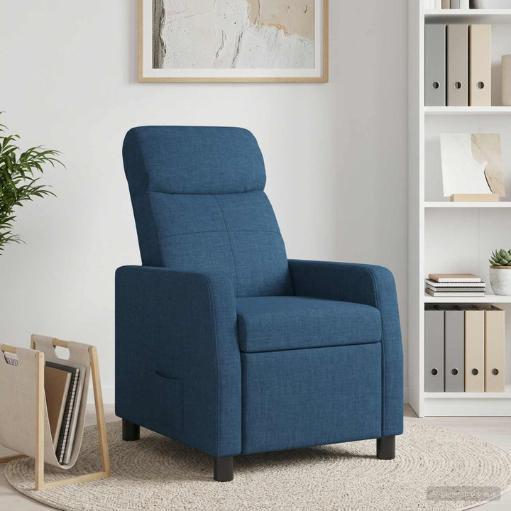 Recliner Blå Stof