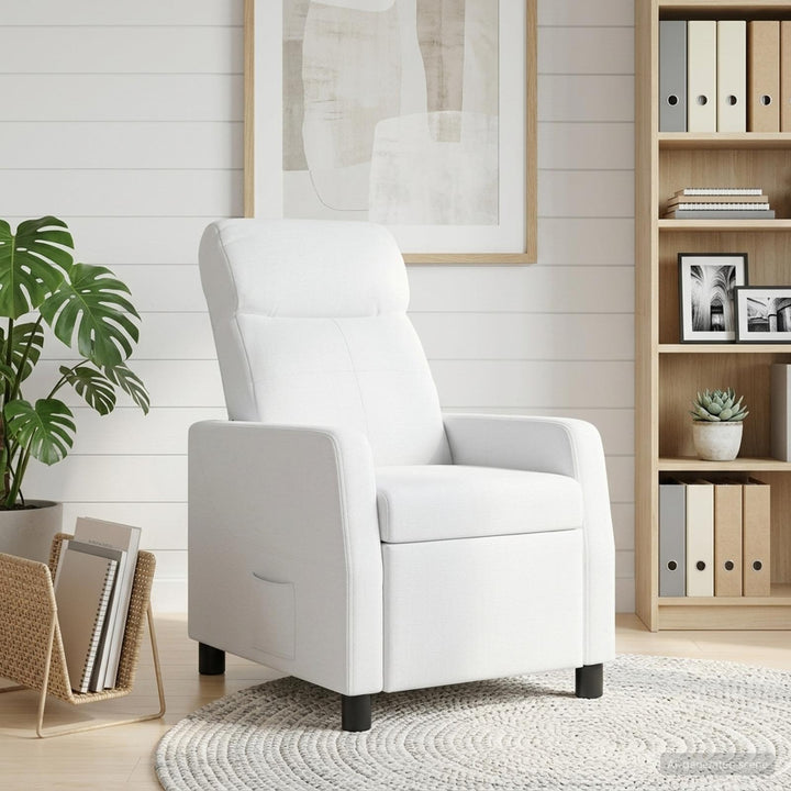 Recliner Hvid Stof