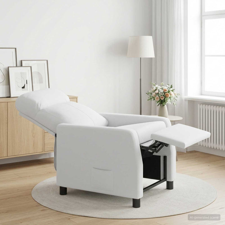 Recliner Hvid Stof