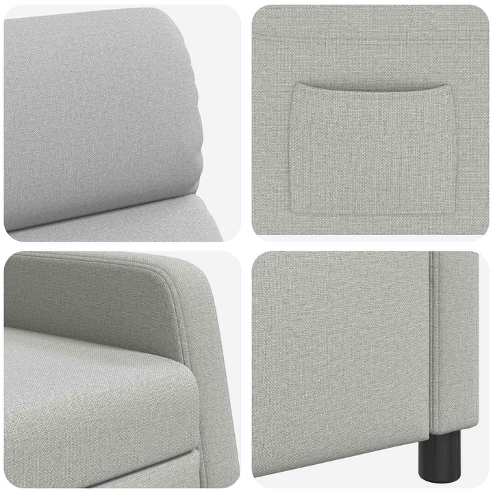 Recliner Skygrå Stof