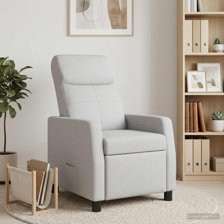 Recliner Skygrå Stof