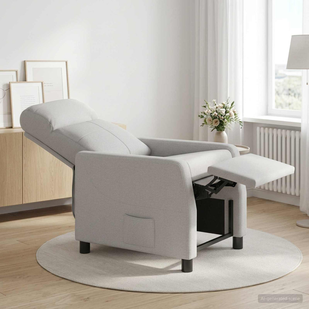 Recliner Skygrå Stof