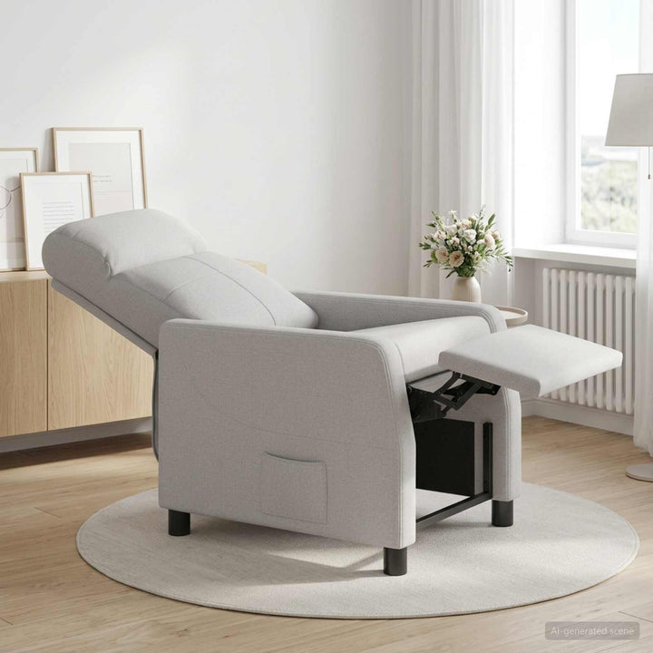 Recliner Skygrå Stof
