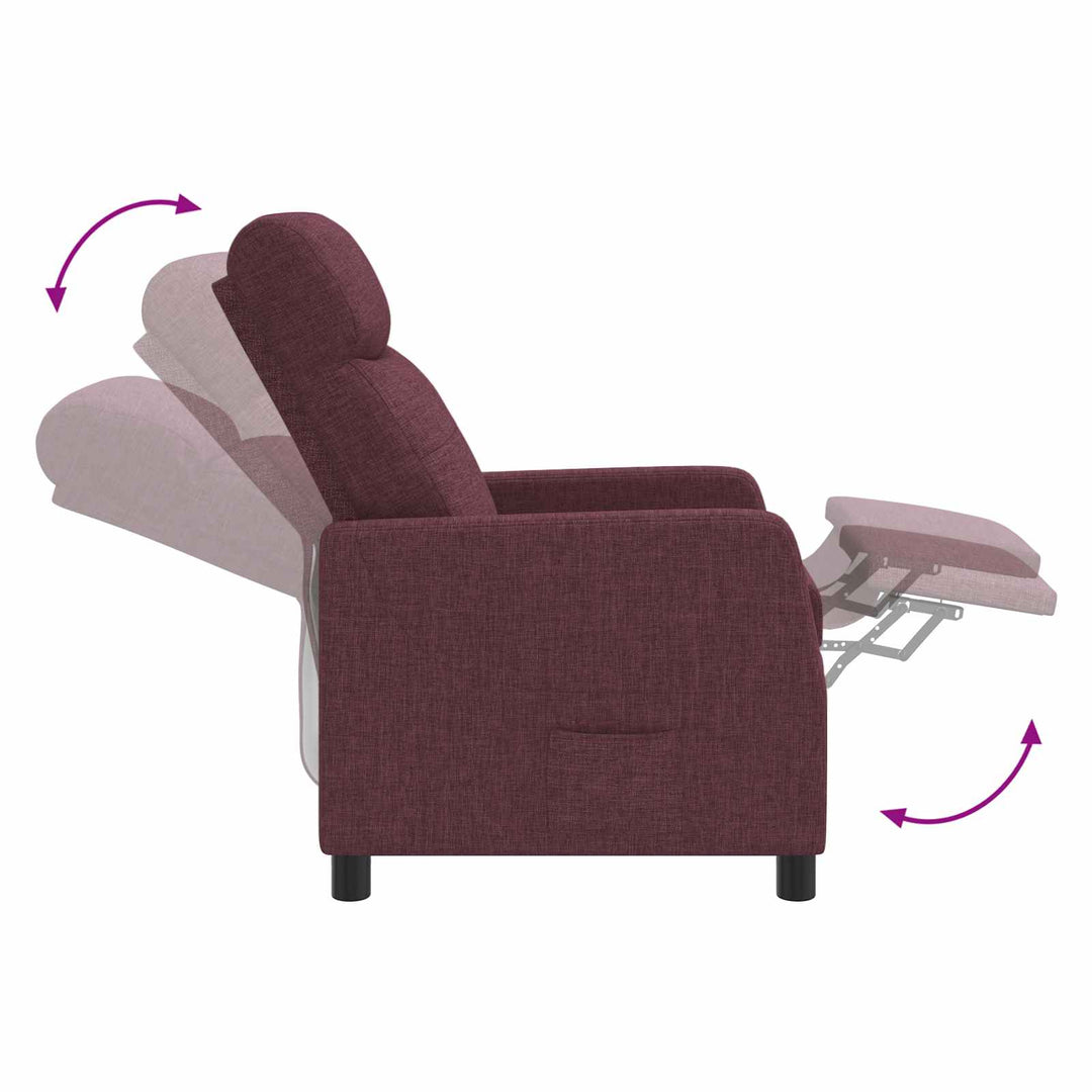 Recliner Lilla Stof
