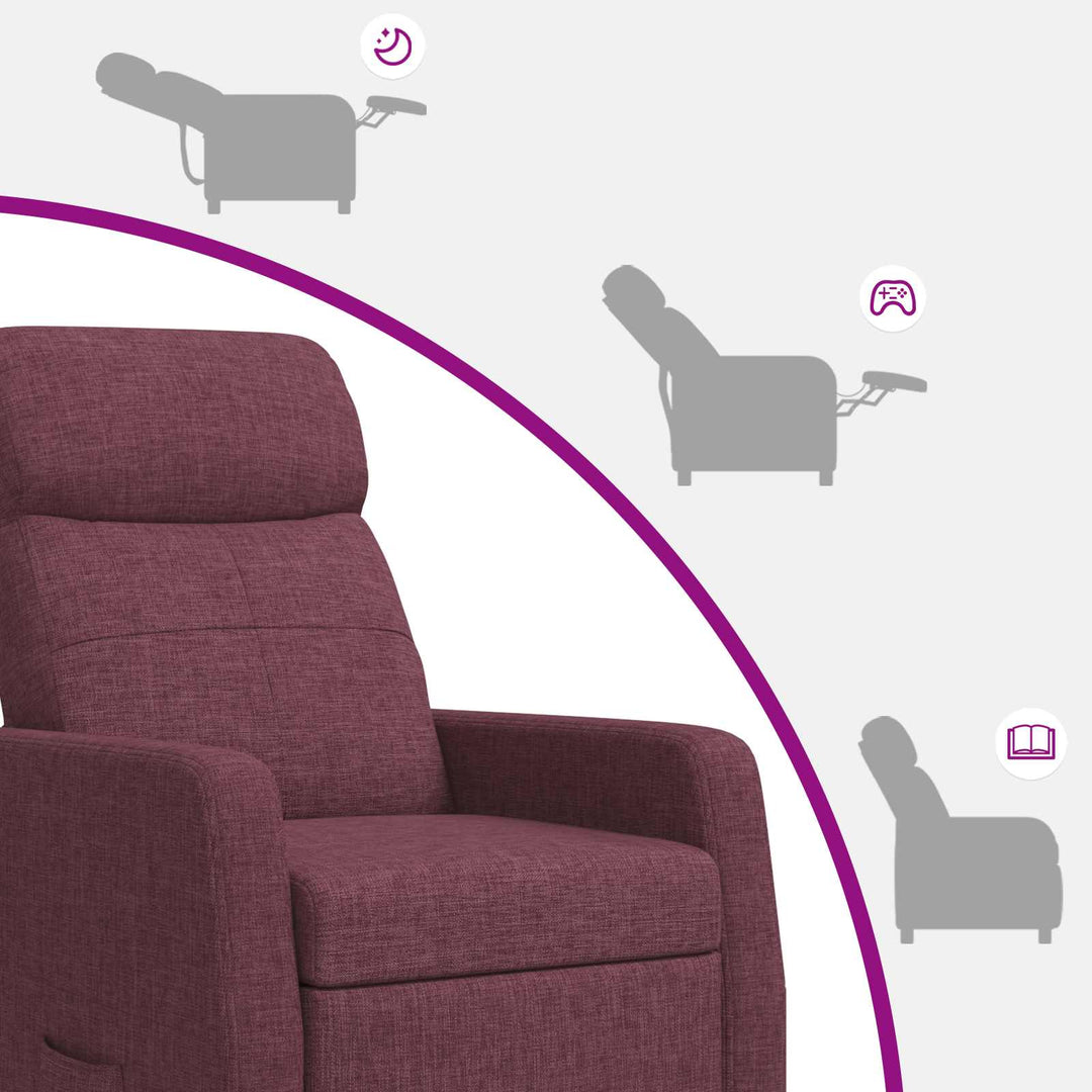Recliner Lilla Stof